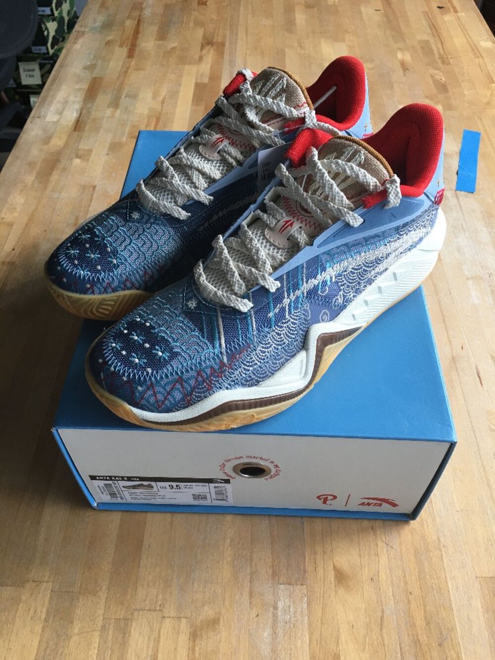 Sneaker Politics x ANTA Kai 3 "Patchwork" 8126B1102-4/112621102-4 Sz 9.5